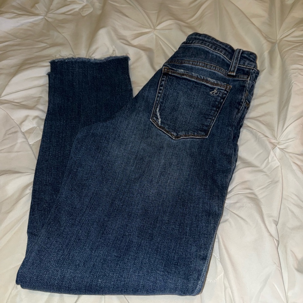Sam Edelman The Mary Jane High Rise Straight Distressed Size 26